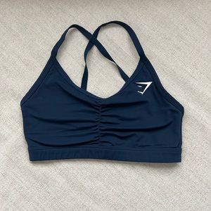 SOLD Gymshark Navy Blue Bra Top